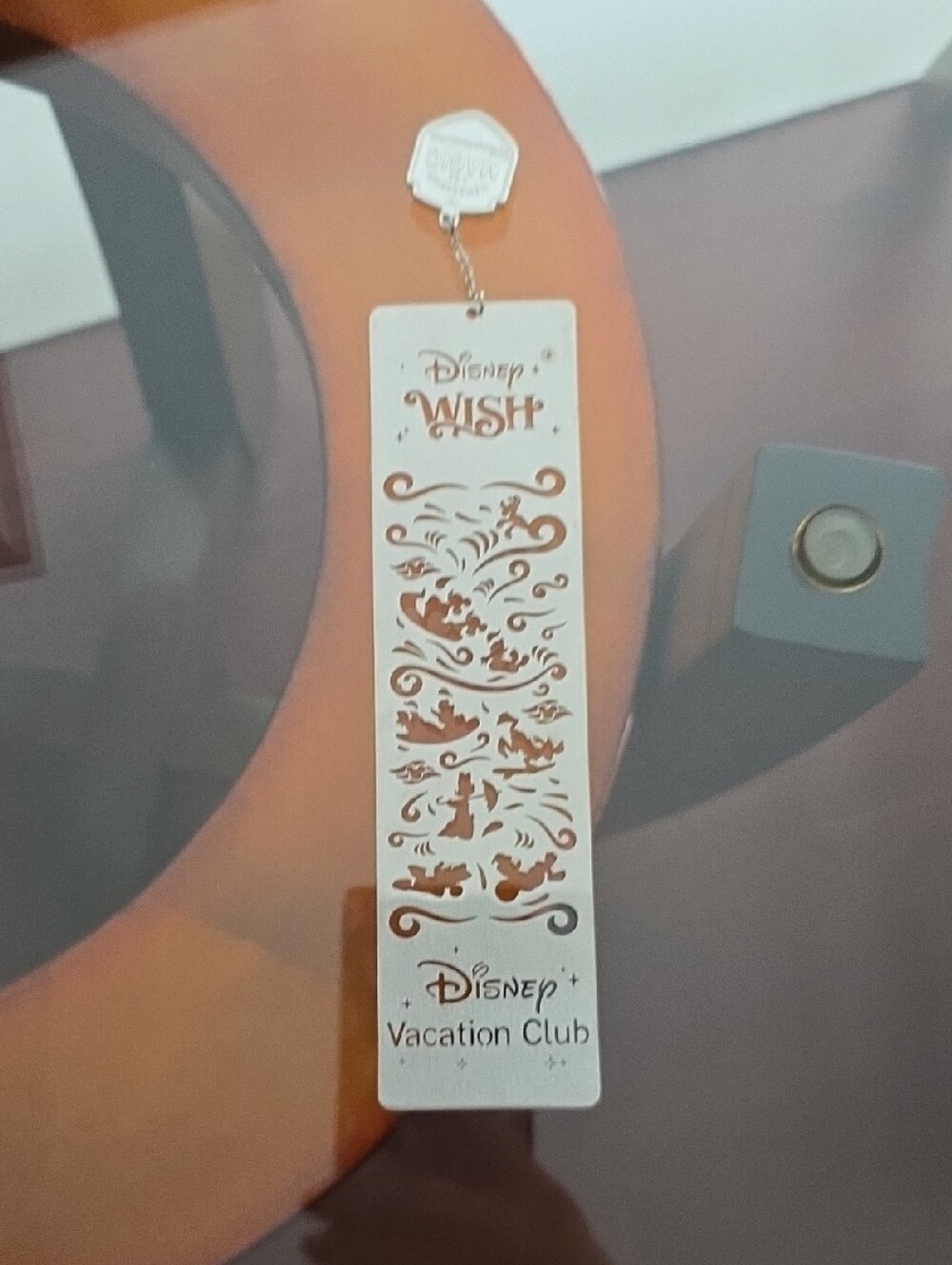 DVC DCL Wish Silver Decorative Metal Bookmark